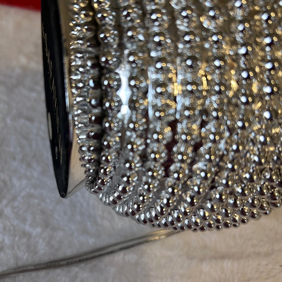 Safavieh New York Glam Beaded Double Gourd Table Lamp Silver Bedside Accent - Picture 5 of 8